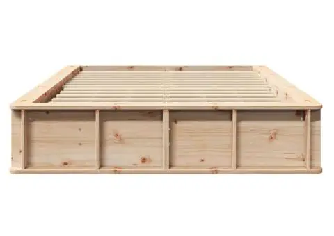 Cadru de pat cu depozitare Maro 120 x 200 cm lemn - 5/5