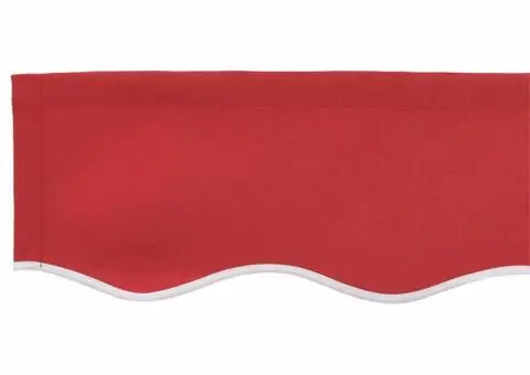 Valanț pentru Marchiză de 3 m Roșie 2.8x0.2 m - 5/5