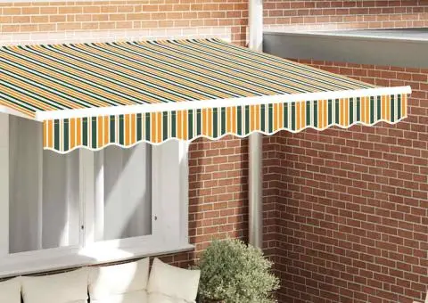 Marchiza pentru cadru de 2,5 m - Verde și Galben - 2,3 x 0,2 m