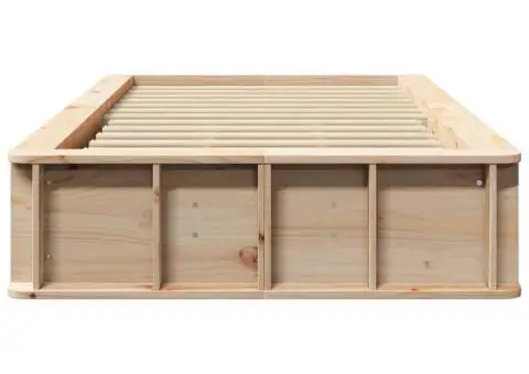 Cadru de pat cu depozitare Manual Maro 90 x 190 cm lemn - 5/5