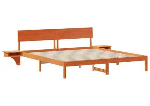 Cadru de pat Maro ceruit 200 x 200 cm Lemn masiv de pin - 2/5