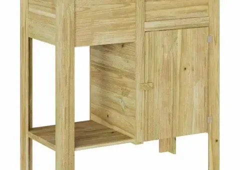 Grădină Răsădită cu Depozitare 85x46x96 cm Lemn Tratată Pin - 2/5