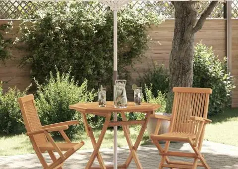 Set Bistro Grădină 3 Piese Lemn Solid Acacia - 1/5