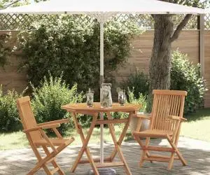 vidaXL Set Bistro Grădină 3 Piese Lemn Solid Acacia