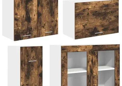 Set de dulapuri pentru bucătărie 8 Piese Stejar Afumat Lemn Ingineresc - 5/5