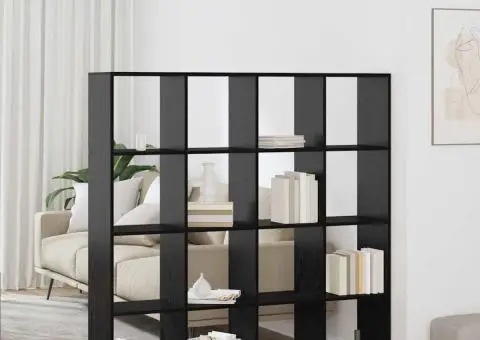 Dulap pentru cărți Stejar negru 137.5 x 29 x 137.5 cm - 1/5