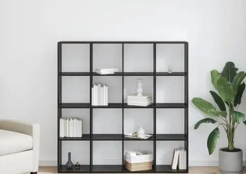 Dulap pentru cărți Stejar negru 137.5 x 29 x 137.5 cm - 4/5