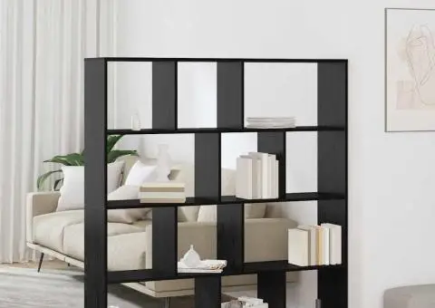 Dulap pentru cărți Stejar negru 132 x 29 x 141.5 cm - 1/5