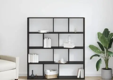 Dulap pentru cărți Stejar negru 132 x 29 x 141.5 cm - 4/5