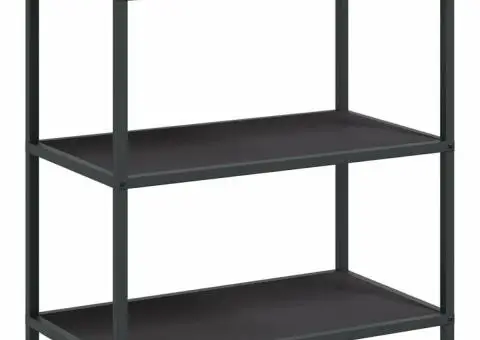 Set de depozitare pentru bucătărie 3 pcs Negru 240 x 50 x 92 cm - 5/5