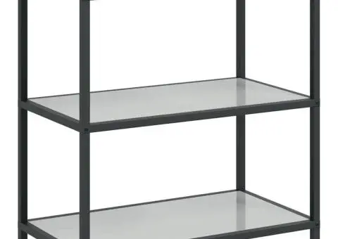 Set de depozitare pentru bucătărie cu raft Altele cu depozitare cu ușă 3 pcs Argintiu - 5/5