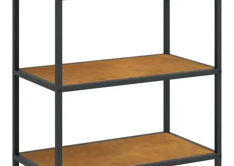 Set de depozitare pentru bucătărie cu raft Altele cu depozitare cu ușă 3 pcs Ruginit - 5/5