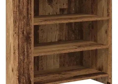 Bufeturi cu raft Altele 3 pcs Lemn vechi 70 x 41 x 75 cm Lemn compozit - 5/5