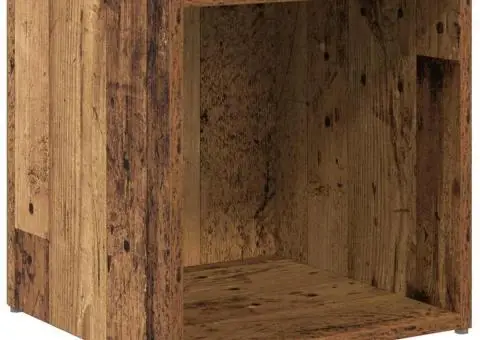 Set dulap TV cu raft cu depozitare 6 pcs Lemn Vechi Lemn compozit - 5/5