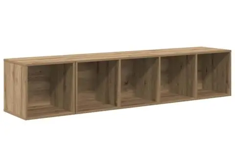 Set dulap TV 2 pcs stejar artizanal 37 x 37 x 142.5 cm - 2/5