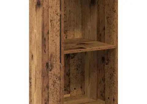 Set comodă TV cu depozitare 4 pcs Lemn vechi Lemn compozit - 5/5