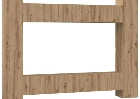 Set comodă TV 10 pcs stejar artizanal 30.5 x 30 x 90 cm - 2/5