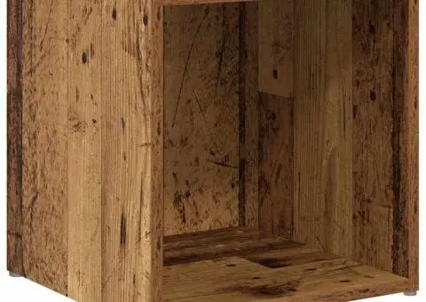 Set dulap TV cu raft cu depozitare 8 pcs Lemn Vechi Lemn compozit - 5/5