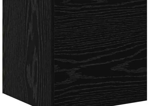 Set comodă TV cu raft Altele cu depozitare 8 pcs Stejar Negru - 5/5