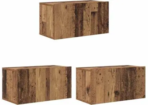 Set comodă TV 8 pcs Lemn vechi 60 x 30 x 30.5 cm Lemn compozit - 5/5