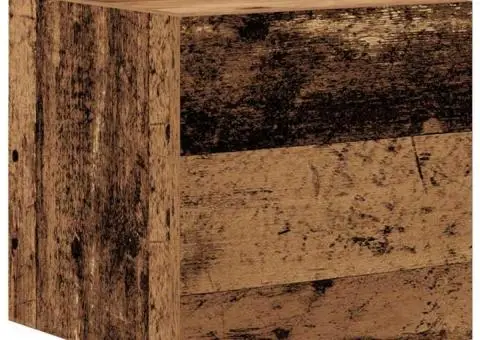 Set comodă TV 6 pcs Lemn vechi Mediu 30.5 x 30 x 30 cm - 5/5