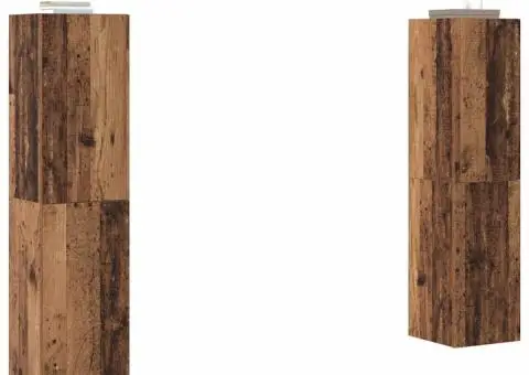 Set comodă TV 4 pcs Lemn vechi 30.5 x 30 x 60 cm Lemn compozit - 3/5