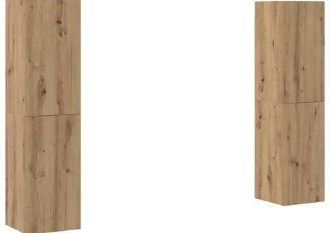 Set comodă TV 4 pcs stejar artizanal 30.5 x 30 x 60 cm - 2/5