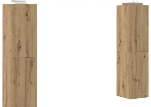 Set comodă TV 4 pcs stejar artizanal 30.5 x 30 x 60 cm - 3/5