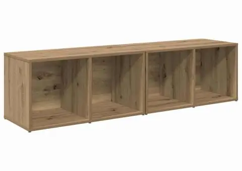 Set comodă TV 2 pcs Stejar Artizanal 37 x 35 x 107 cm - 2/5