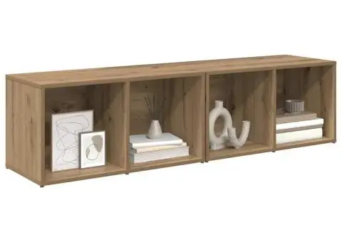 Set comodă TV 2 pcs Stejar Artizanal 37 x 35 x 107 cm - 3/5