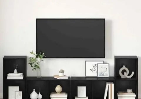 Set comodă TV cu raft 4 pcs Stejar negru 72 x 35 x 36.5 cm - 4/5