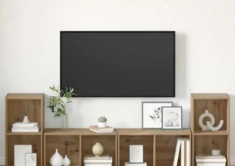 Set comodă TV cu raft 4 pcs Stejar artisanal 72 x 35 x 36.5 cm - 4/5