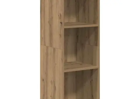 Dulap pentru TV pe Perete cu raft cu depozitare 4 pcs stejar artizanal - 5/5