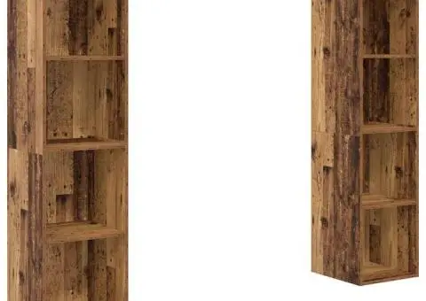 Set comodă TV 2 pcs Maro 37 x 37 x 142.5 cm Lemn compozit - 2/5