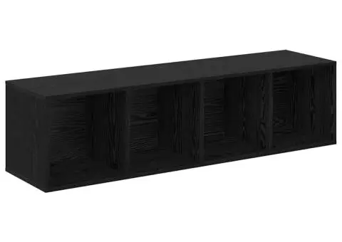 Set comodă TV 4 pcs Negru 37 x 37 x 142.5 cm Lemn compozit - 5/5