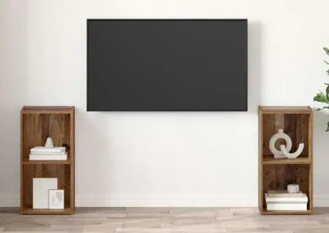 Set comodă TV 2 pcs Lemn vechi 72 x 35 x 36.5 cm Lemn compozit - 4/5