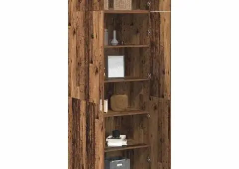 Dulap de depozitare Lemn vechi 80 x 42.5 x 225 cm Lemn compozit - 3/5