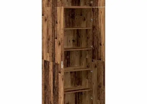 Dulap de depozitare Lemn vechi 80 x 42.5 x 225 cm Lemn compozit - 5/5