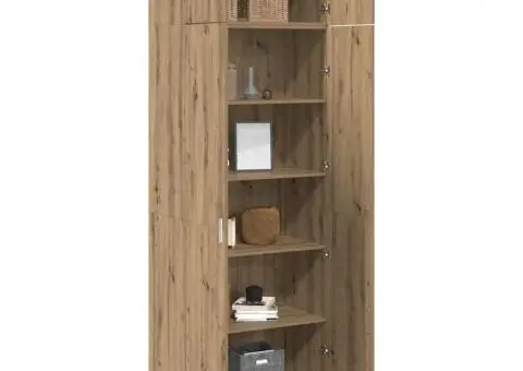 Dulap de depozitare cu raft Altele stejar artizanal 80 x 42.5 x 225 cm - 3/5