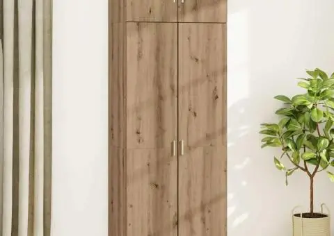 Dulap de depozitare cu raft Altele stejar artizanal 80 x 42.5 x 225 cm - 4/5