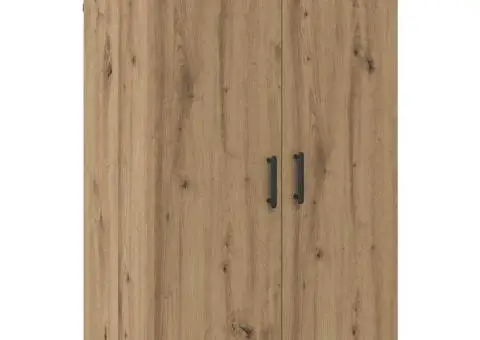 Mobilier cu Montaj pe Perete cu raft 2 pcs stejar artizanal - 3/5