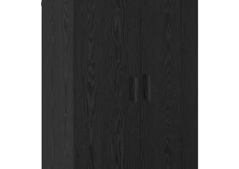 Mobilier cu Montaj pe Perete cu raft cu depozitare cu ușă 2 pcs Stejar negru - 3/5