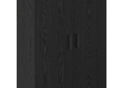 Mobilier cu Montaj pe Perete cu raft cu depozitare cu ușă 2 pcs Stejar negru - 5/5