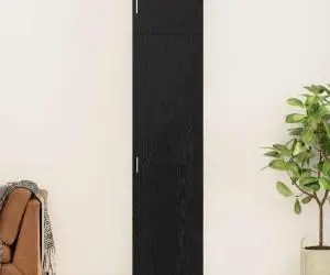 vidaXL Dulap de depozitare Stejar negru 50 x 41 x 225 cm Lemn compozit