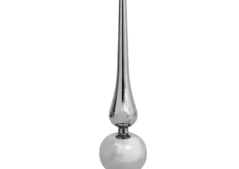 Brad de Crăciun Slim LED-uri și Set de Bile Verde 210 cm PVC - 5/5