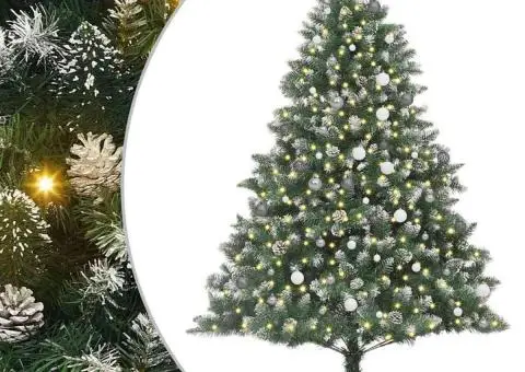 Brad de Crăciun artificial Verde 240 cm PVC - 2/5