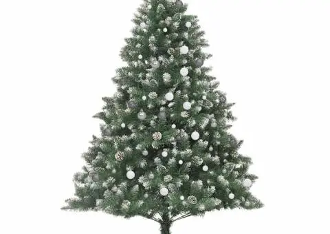 Brad de Crăciun artificial Verde 240 cm PVC - 4/5