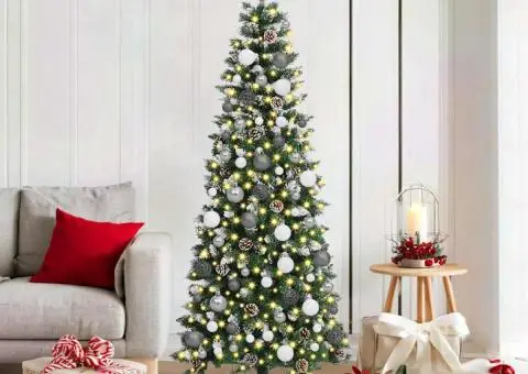 Brad de Crăciun artificial Verde 180 cm PVC - 1/5