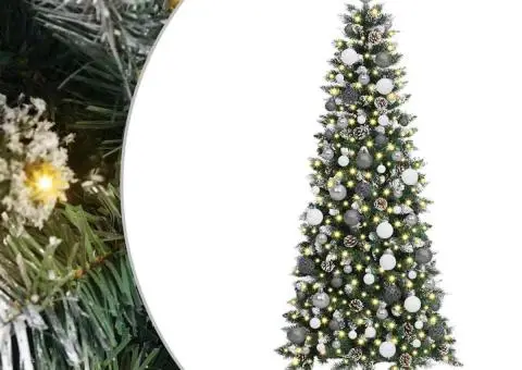 Brad de Crăciun artificial Verde 180 cm PVC - 2/5