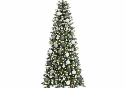 Brad de Crăciun artificial Verde 180 cm PVC - 3/5